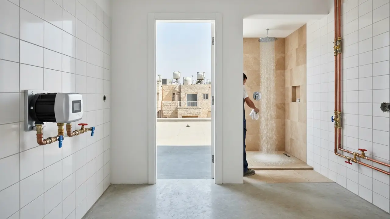 הגברת לחץ מים חמים: המדריך המלא — מחירים, שלבים וטיפים