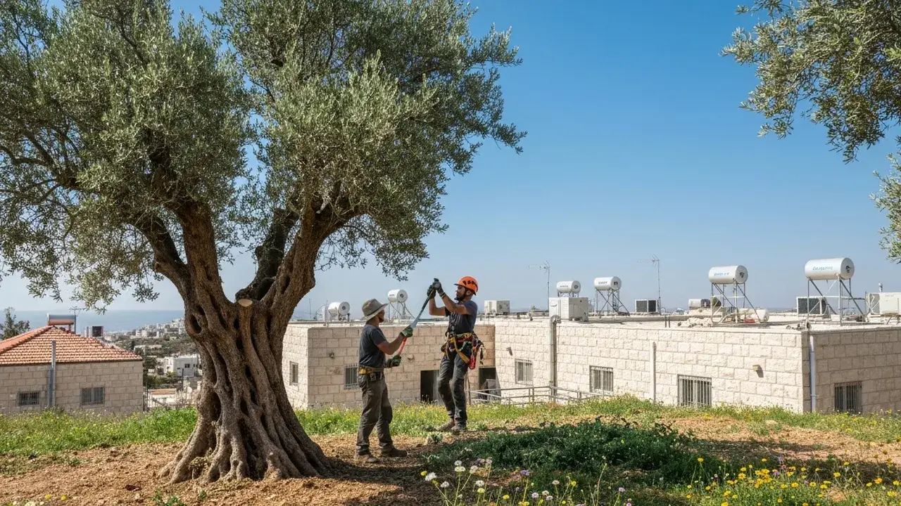 גיזום עץ זית מתי לגזום ומתי לפנות לגוזם מקצועי