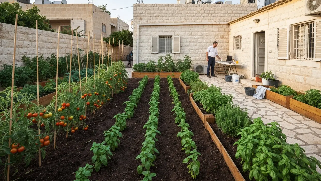 גינת ירק ביתית: איך להקים, לגדל ולתחזק גינת ירק בחצר או במרפסת