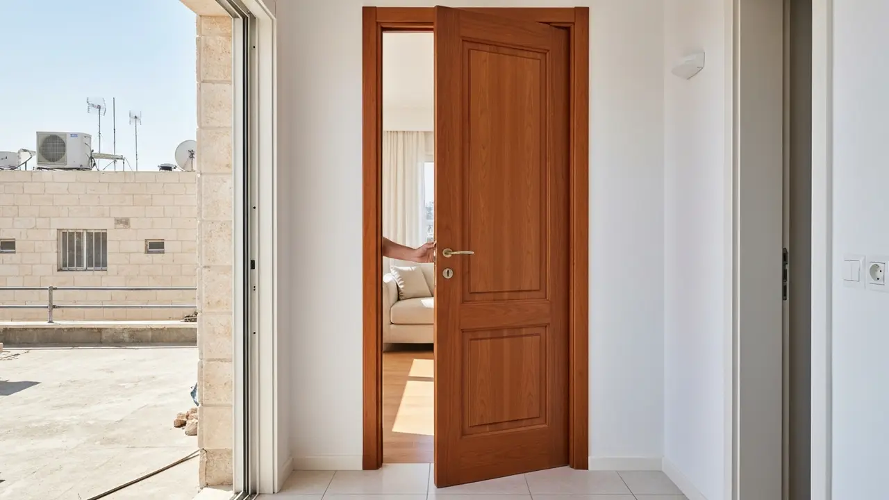 דלתות פנים עץ: המדריך המלא — מחירים, שלבים וטיפים