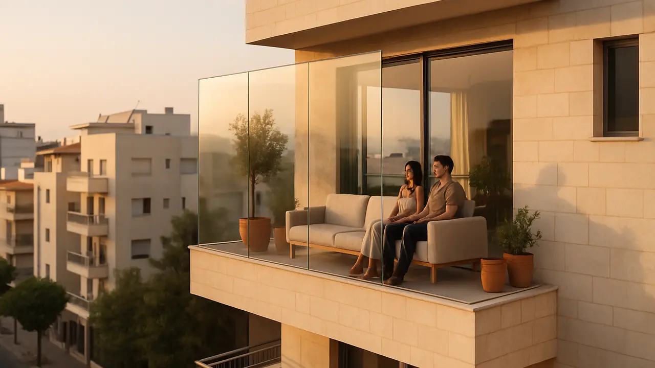 הגבהת מעקה זכוכית למרפסת מחיר 2026: כל מה שחשוב לדעת + המלכודות