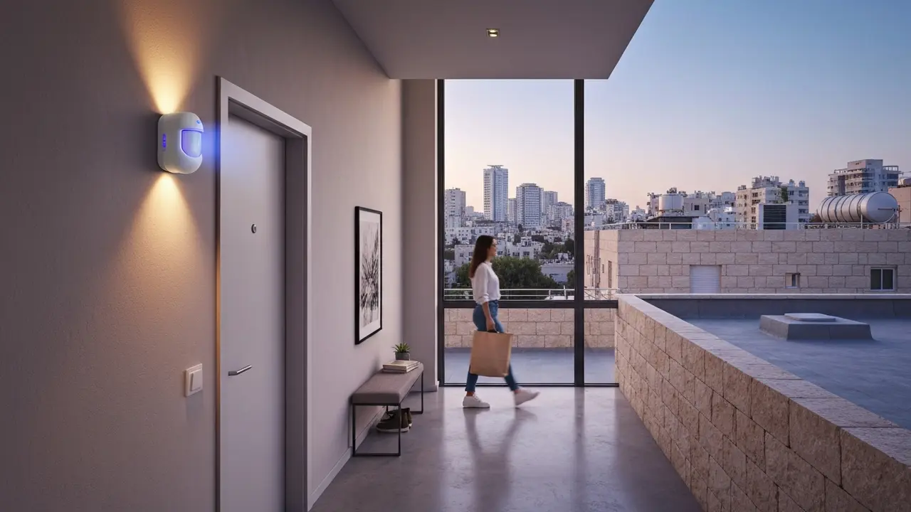 גלאי תנועה: מדריך סוגים, התקנה ומחירים