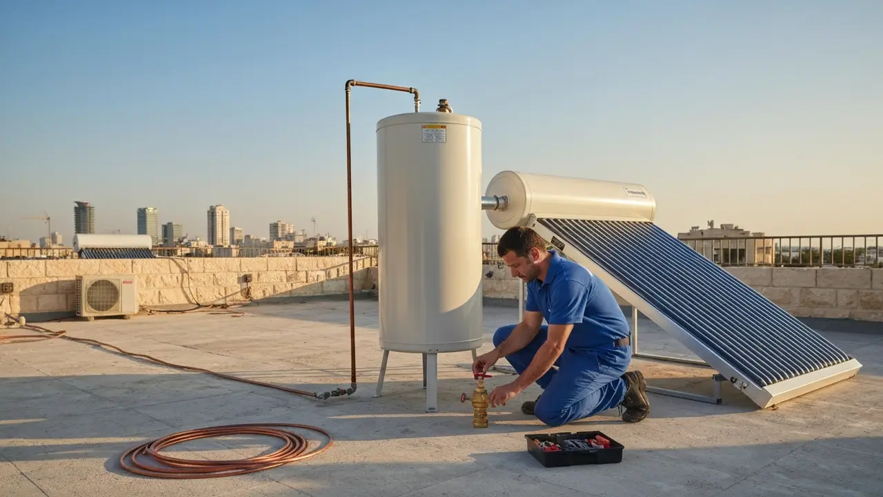 החלפת שסתום ביטחון בדוד