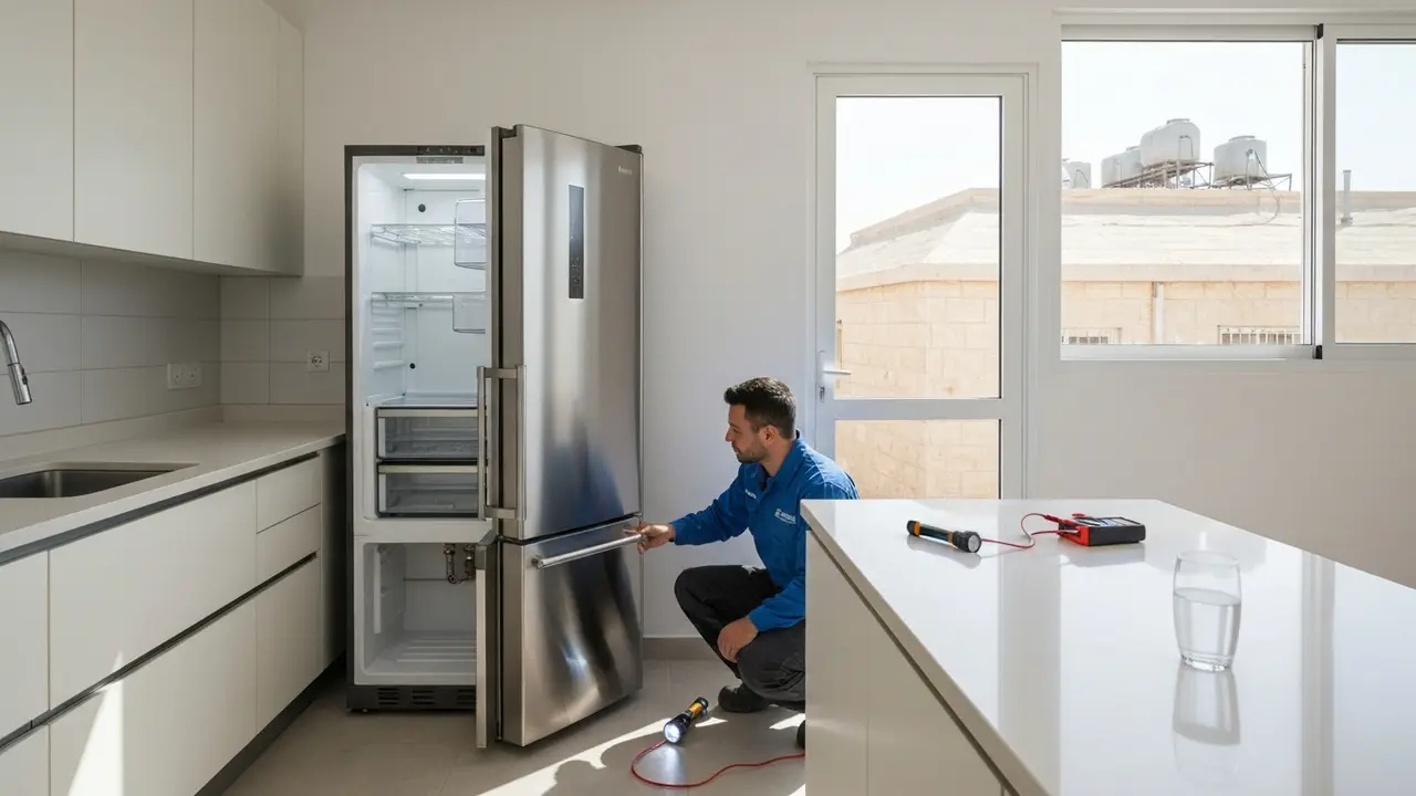 מקרר LG לא מייצר קרח: מדריך מקצועי לאבחון התקלה