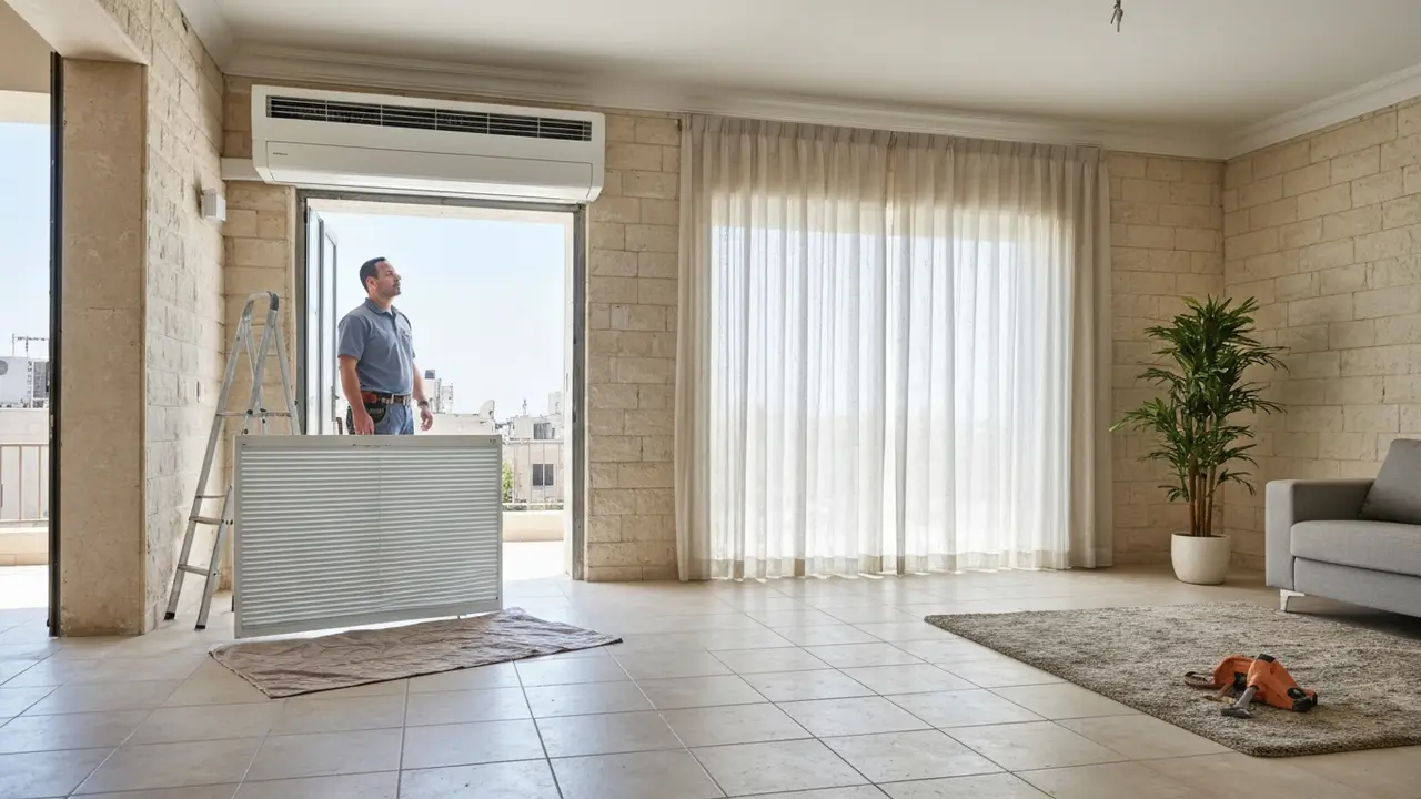 פירוק תריס מזגן — כל מה שחשוב לדעת לפני שמתחילים