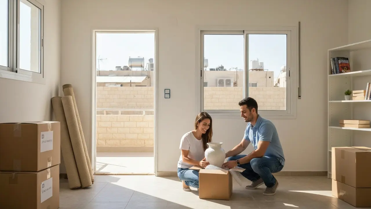 אריזת דירה למעבר: טיפים, סדר פעולות וטעויות נפוצות
