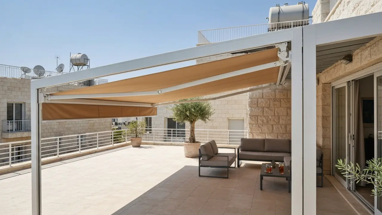 סוכך זרועות חשמלי – מחיר, התקנה ומפרט טכני