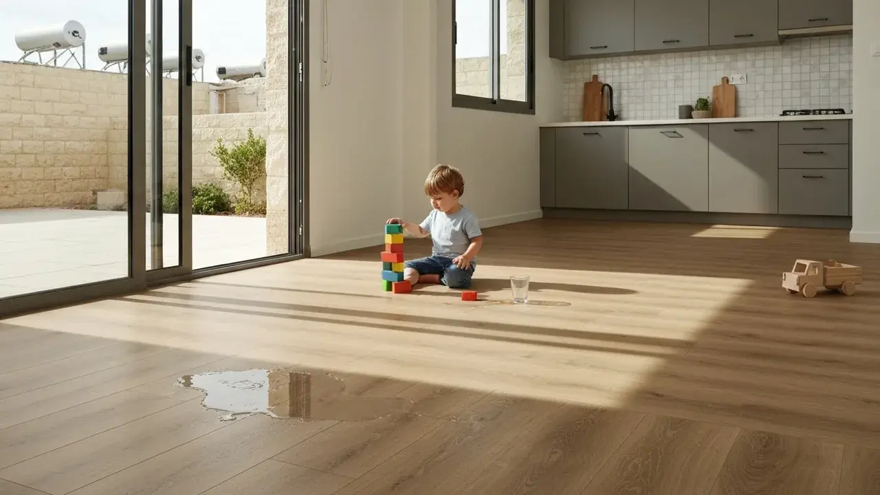 פרקט למינציה עמיד במים – כל מה שצריך לדעת לפני הקנייה