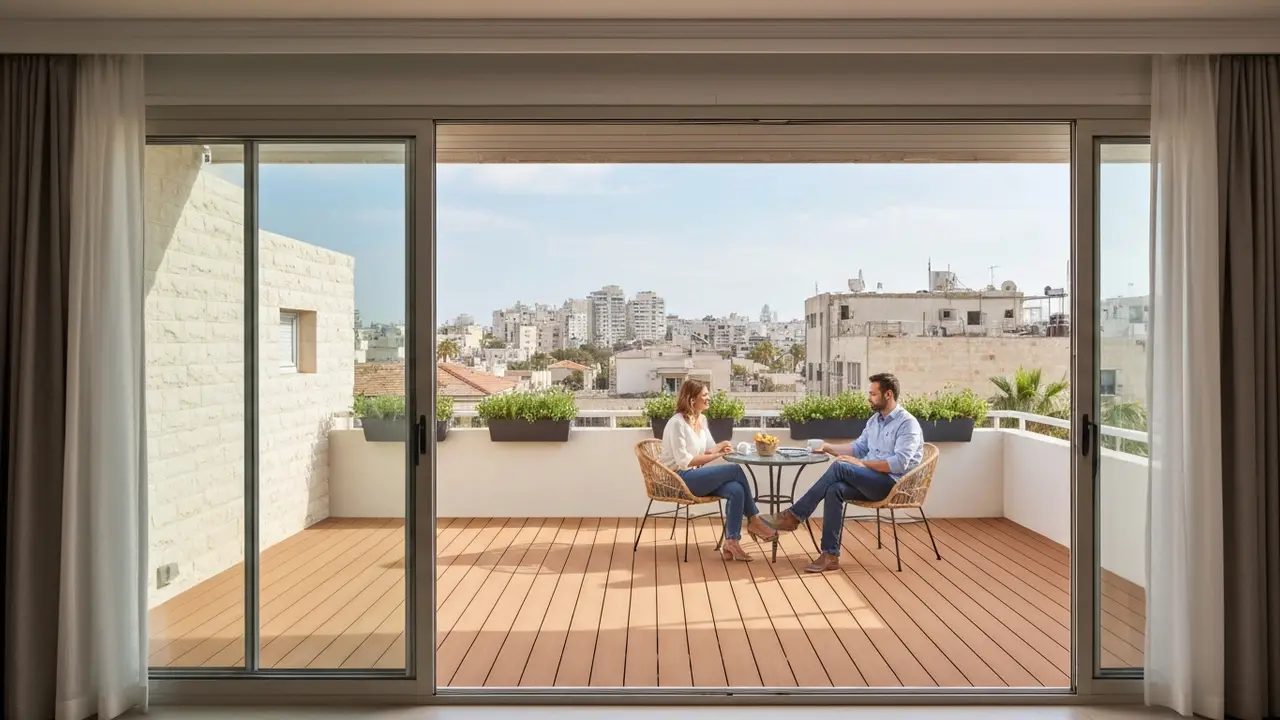 ריצוף דק למרפסת — מחירים אמיתיים 2026 והשוואת הצעות