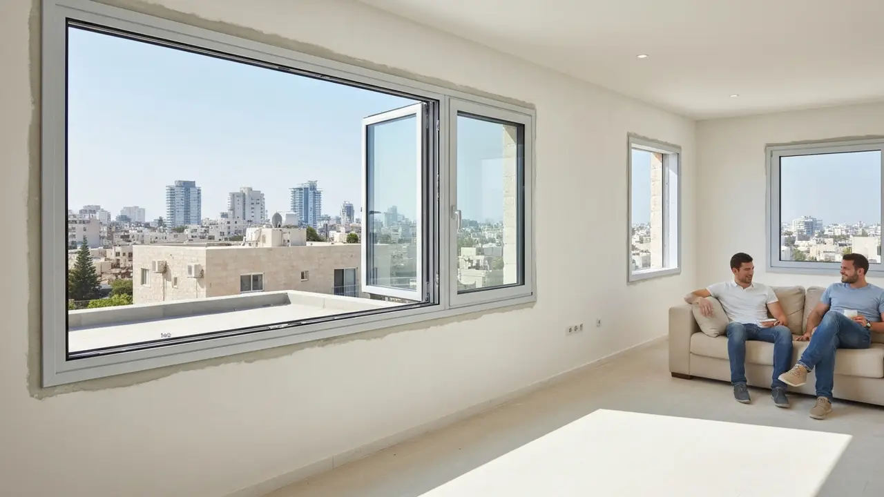 חלונות אלומיניום מחיר זול