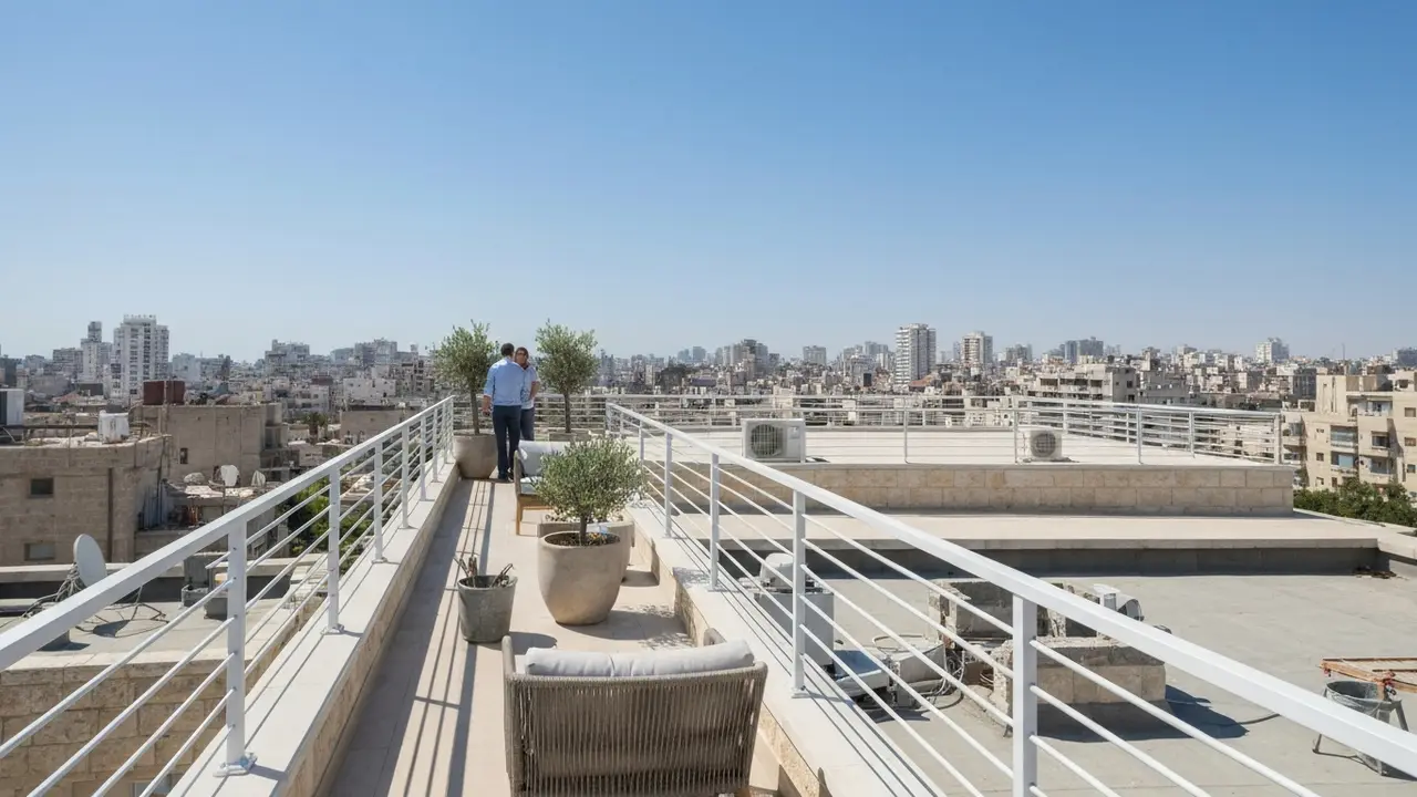 מעקה לגג מחיר 2026: כל מה שחשוב לדעת + המלכודות