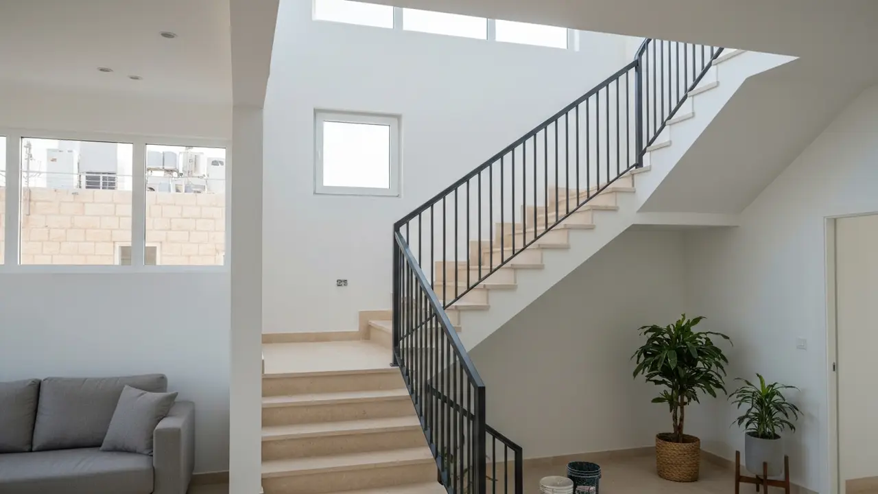 מעקה שחור למדרגות 2026: כל מה שחשוב לדעת + המלכודות