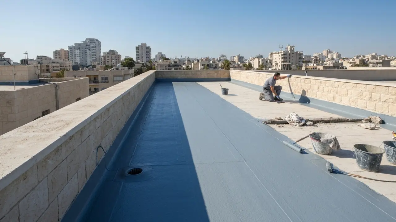 מחירון איטום גג – עלויות, טבלאות ומחירים מעודכנים
