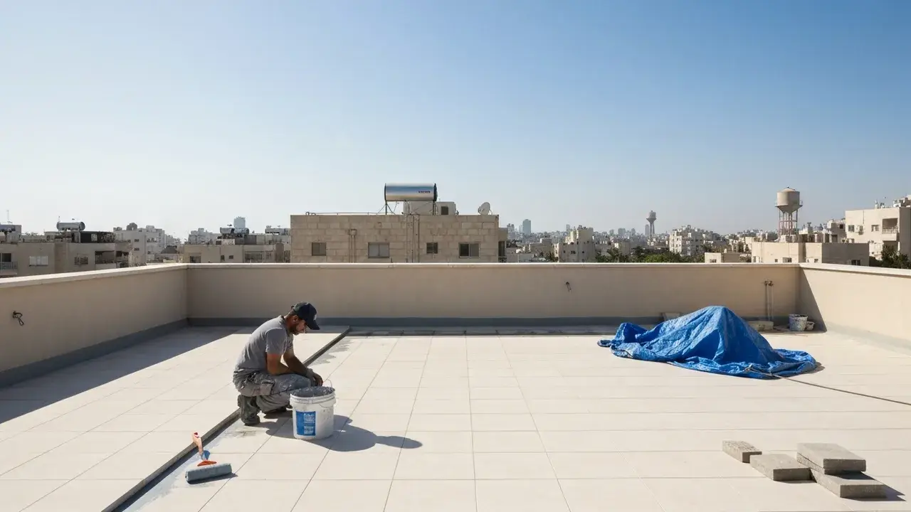 איטום גג מרוצף – חומרים, מחיר והמלצות