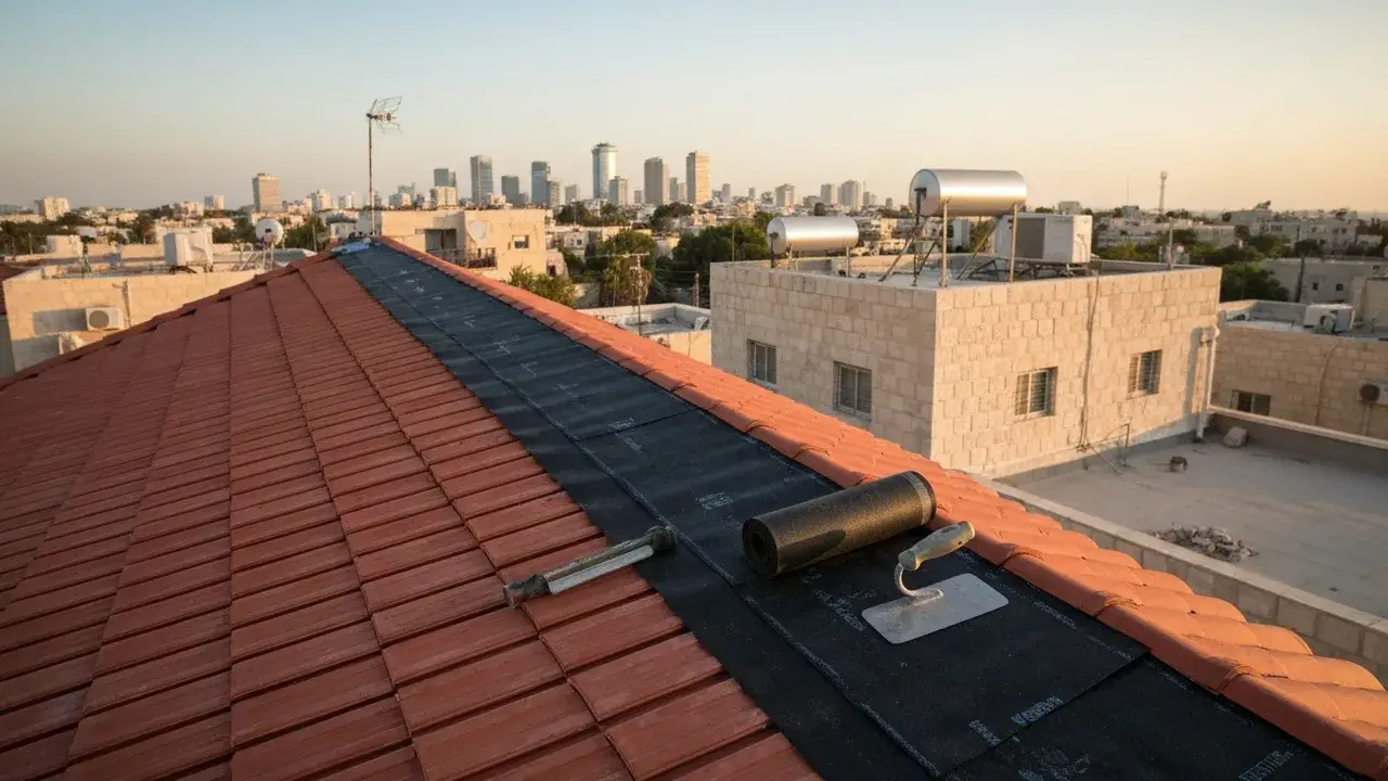 יריעות ביטומניות לגג רעפים – מחיר והתקנה