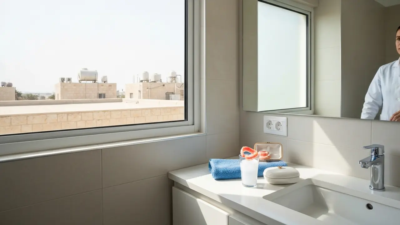 איך מנקים שיניים תותבות