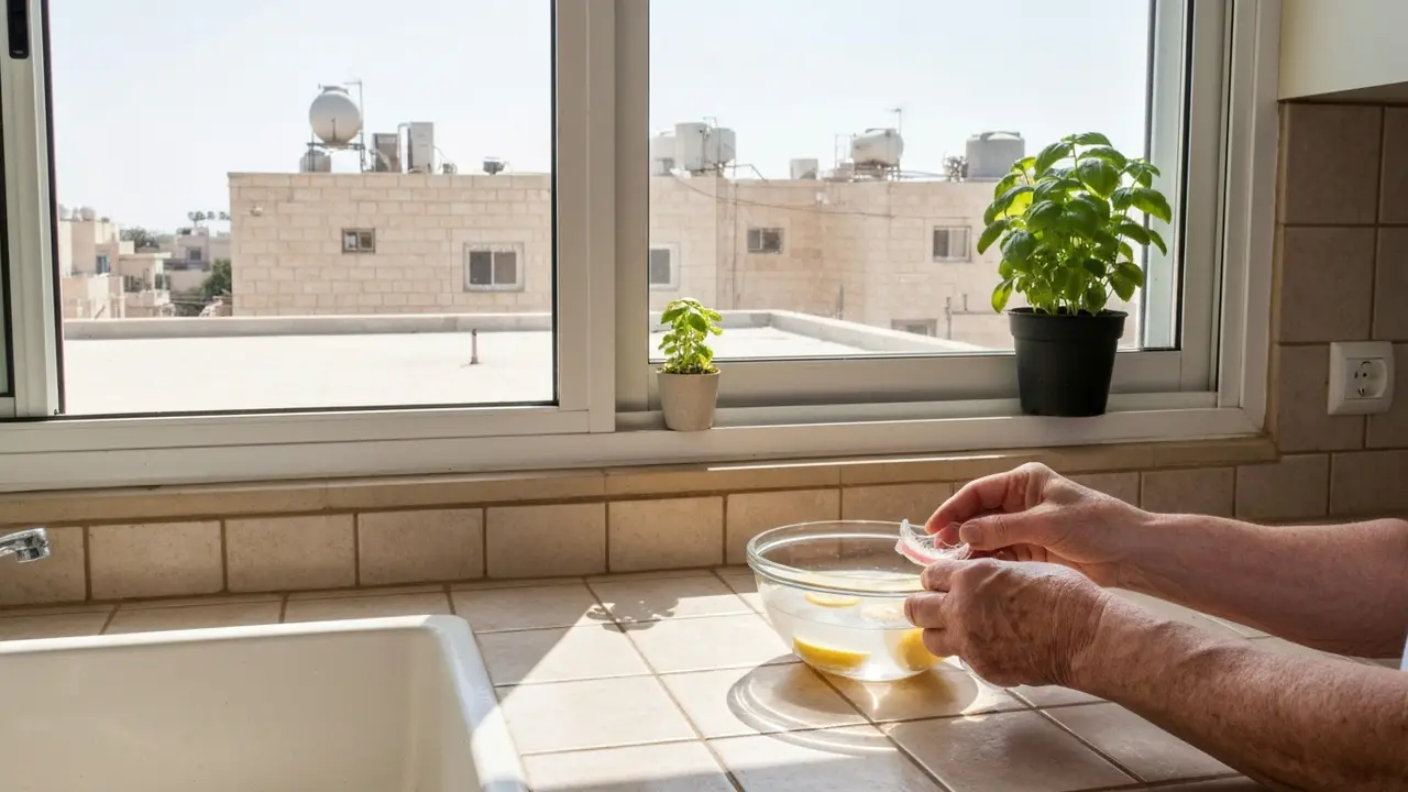 ניקוי שיניים תותבות בחומץ