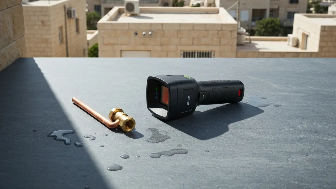 איך עובד איתור נזילות במצלמה טרמית שלב אחרי שלב? - אינסטלטור