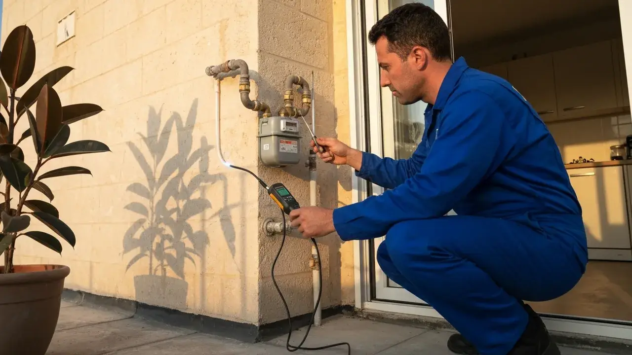 מתי כדאי לבחור איתור נזילות מים בגז ולא בדיקת לחץ אוויר בלבד? - אינסטלטור