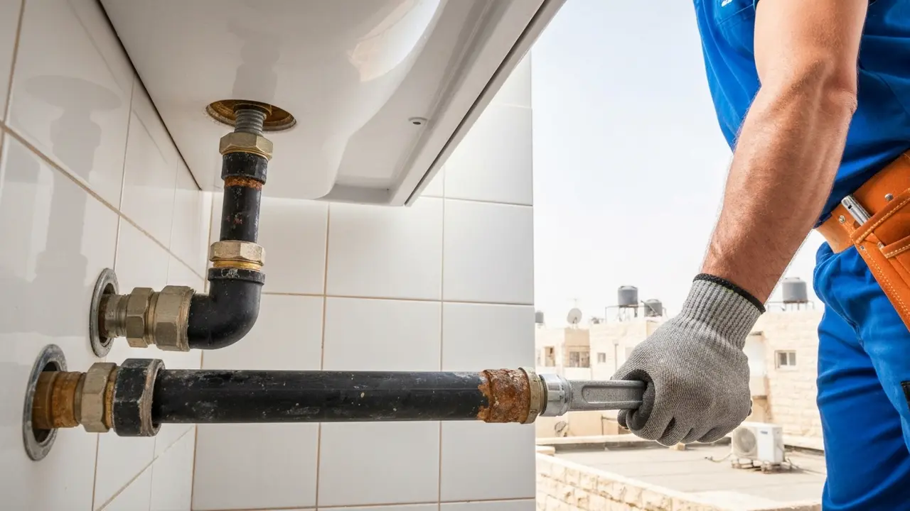 שלבי העבודה בהחלפת צנרת מים ברזל בבית - אינסטלטור
