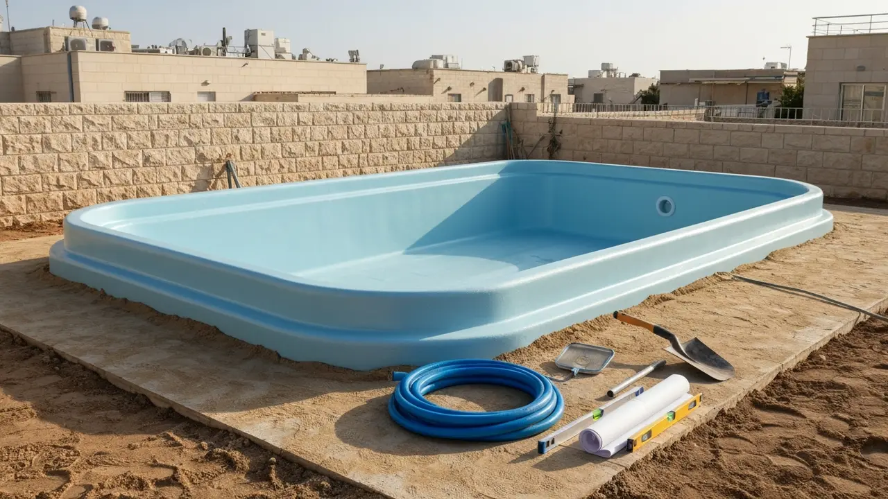 איך מתבצעת בניית בריכה פיברגלס משלב הראשון ועד המסירה? - בניית בריכות
