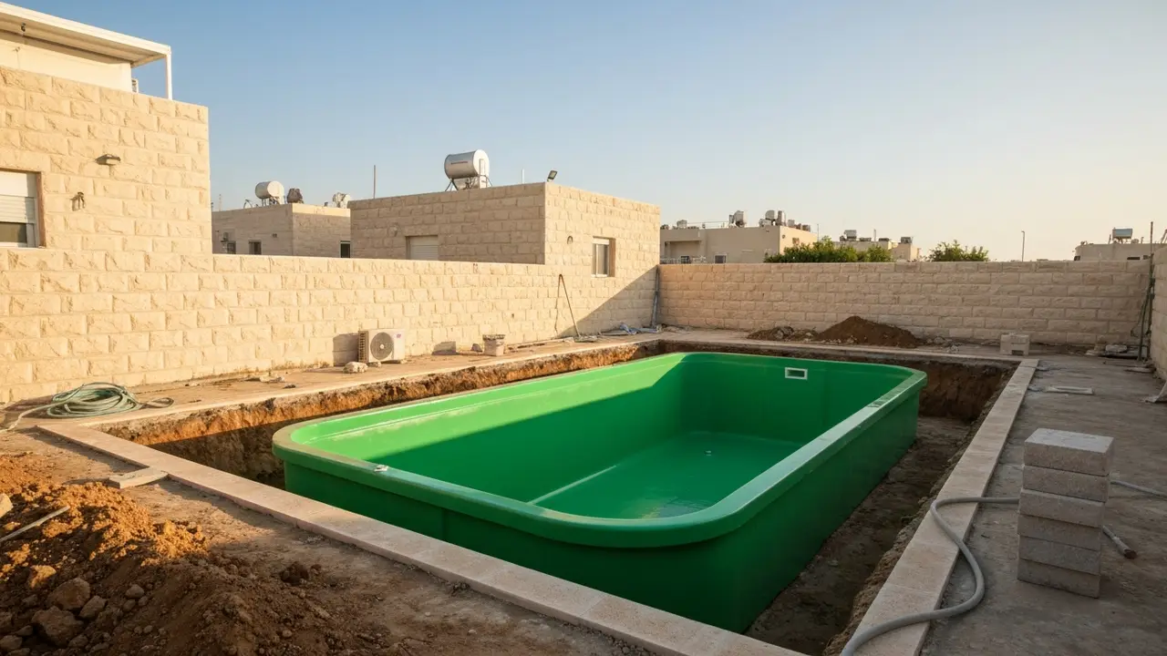 אילו טעויות יקרות קורות בבניית בריכה פיברגלס? - בניית בריכות
