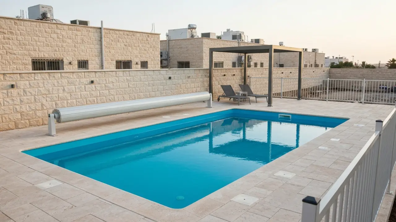 בריכת אינטקס פיברגלס: יתרונות וחסרונות מול בריכה קבועה - בניית בריכות