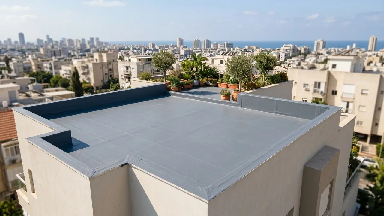 סוגי איטום גגות: המדריך המלא — מחירים, שלבים וטיפים