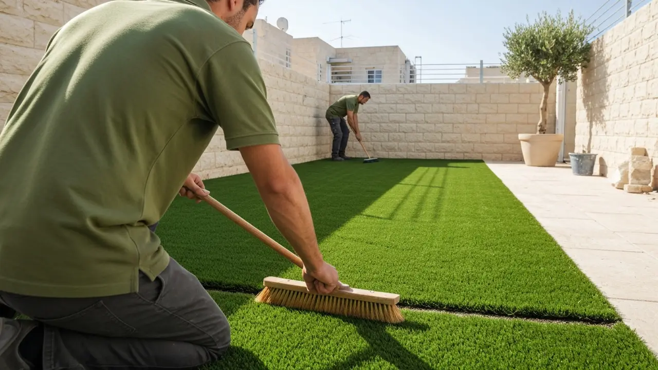 דשא סינטטי בגינה: למה הוא מתפורר או מצהיב ואיך מונעים זאת? - גנן