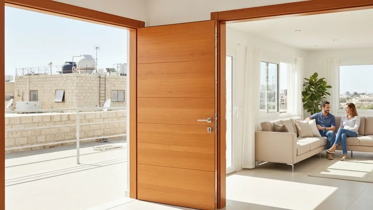 דלתות פנים עם משקוף כולל התקנה – מחירים ומדריך