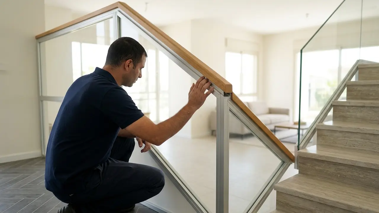 איך בוחרים חתך פרופיל אלומיניום למעקה זכוכית? - זגג