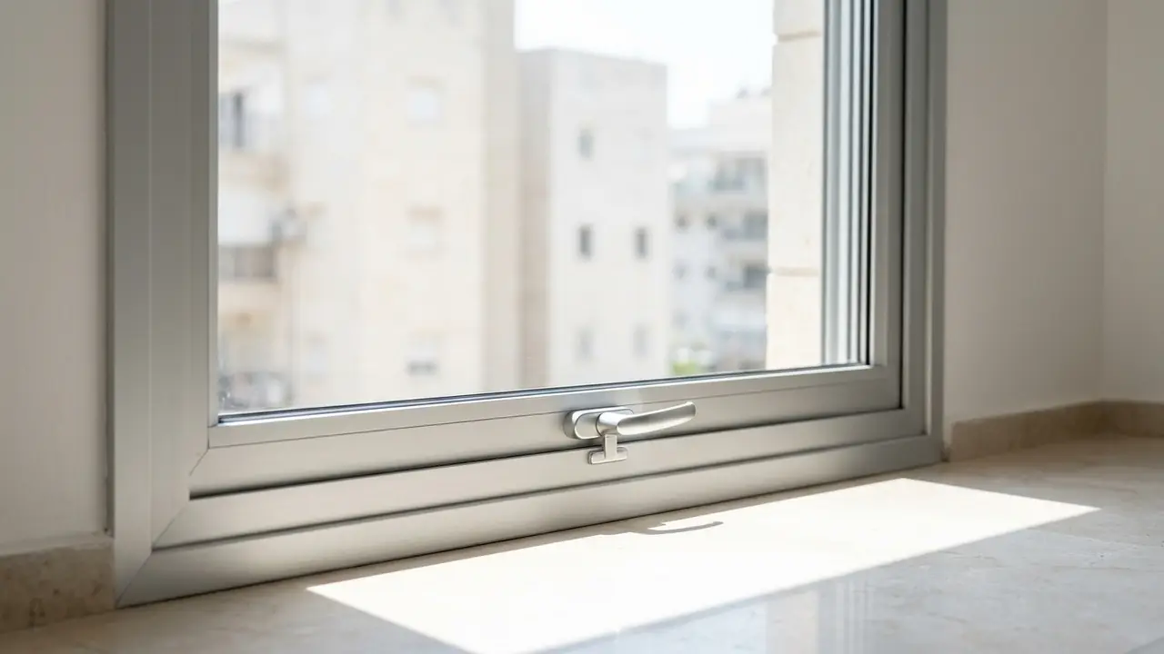 החלפת לשונית חלון הזזה - תיקון קטן שחוסך כסף - זגג