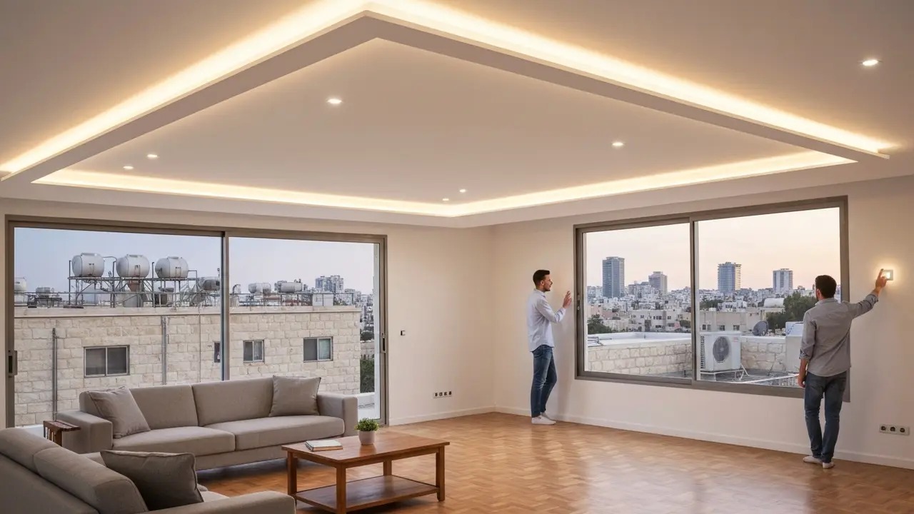 כמה עולה התקנת תאורה? מחירון 2026 מלא