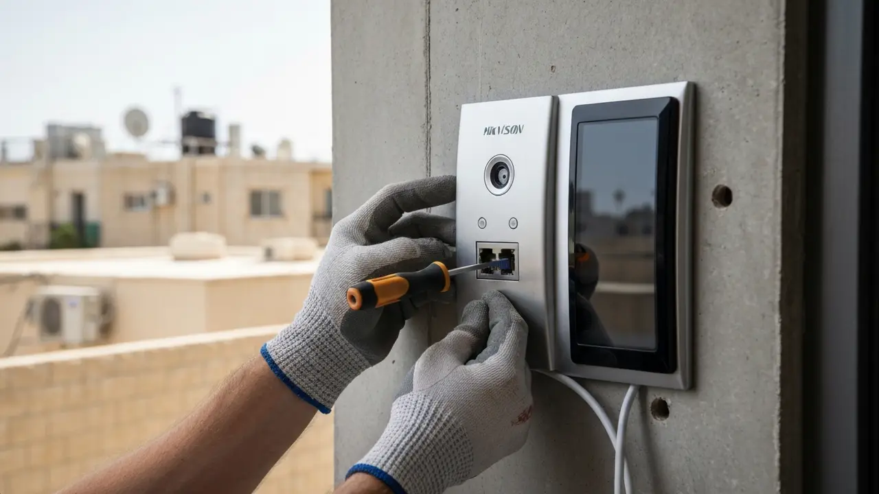 איך מתבצעת אינטרקום hikvision התקנה שלב אחר שלב? - טכנאי אזעקות ומצלמות