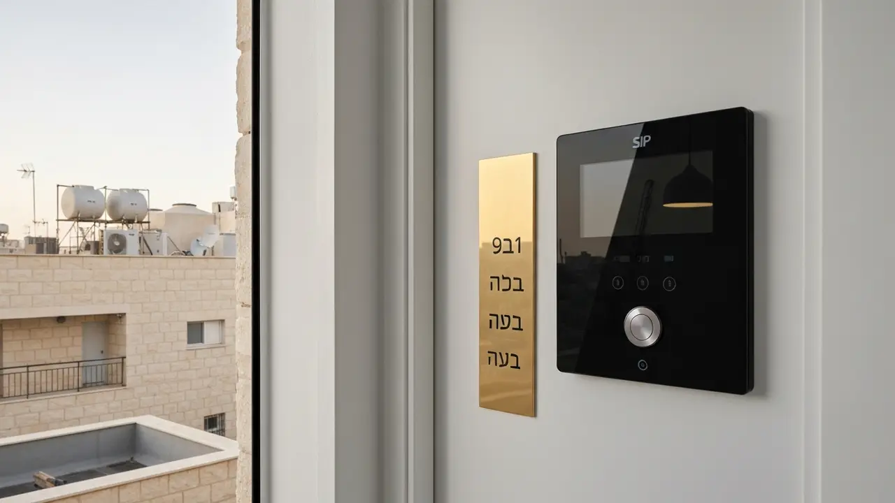 טעויות נפוצות בהתקנת אינטרקום sip שעולות כסף - טכנאי אזעקות ומצלמות