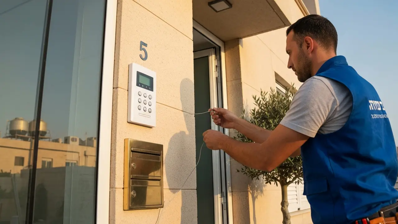 כמה עולה התקנת אינטרקום מחיר בישראל ב-2026? - טכנאי אזעקות ומצלמות