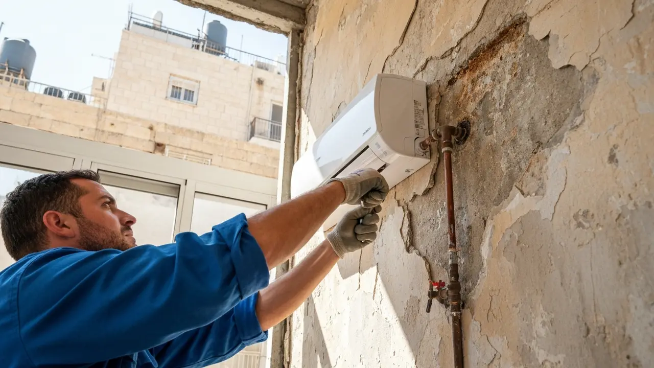 צנרת לא תואמת — מה קורה כשמזגן חדש פוגש תשתית ישנה? - טכנאי מזגנים