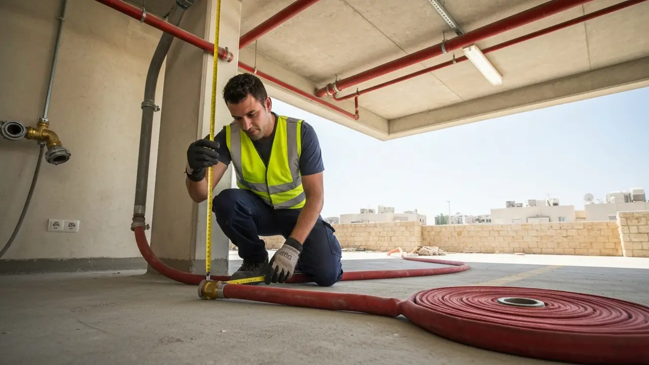מה האורך הנכון לצינור כיבוי אש ולמה זה משנה? - מתקין מערכות כיבוי אש