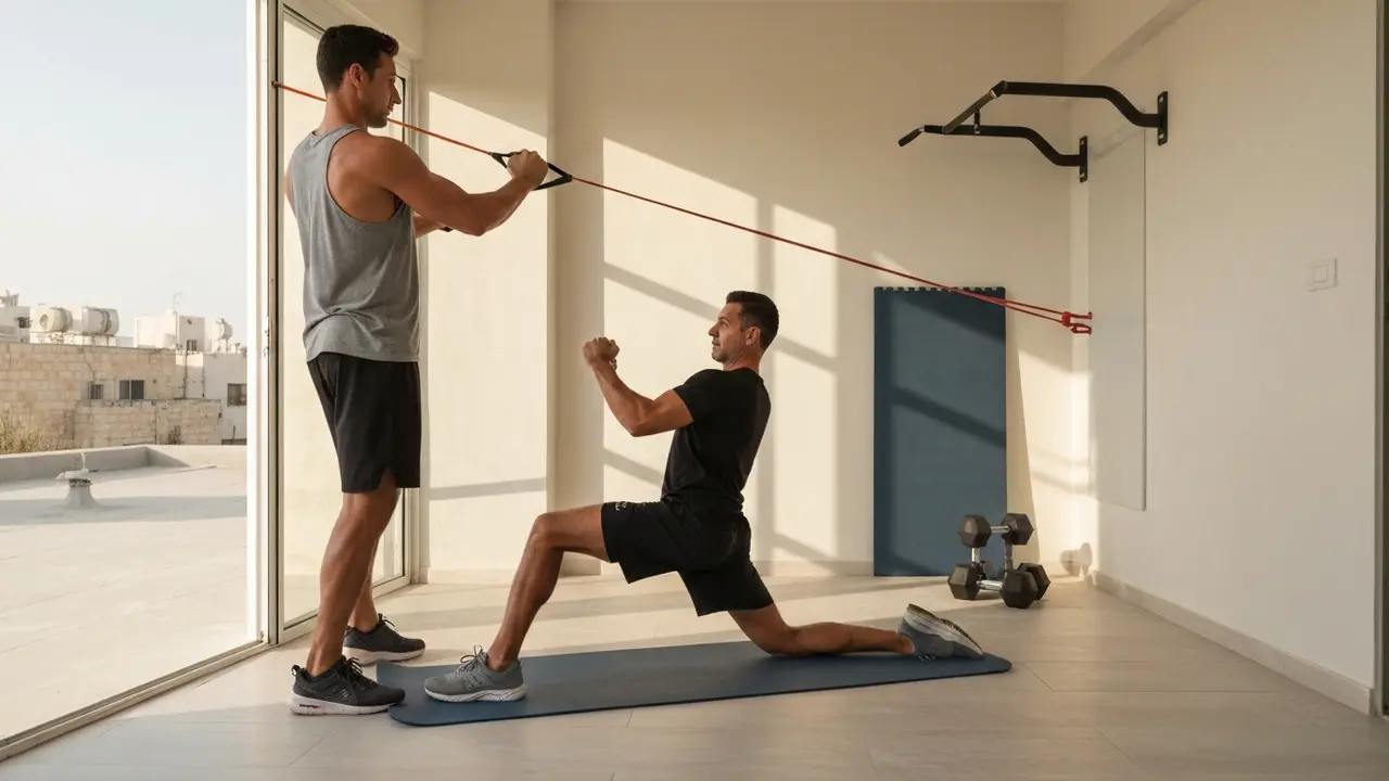 אילו תרגילים ואביזרים הופכים אימוני כוח בבית ליעילים כמו בחדר כושר? - מאמן כושר