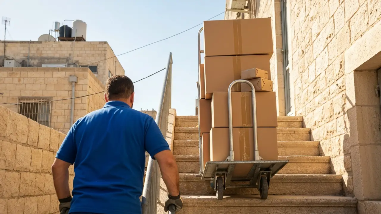 קרטונים להובלות ואריזה נכונה לפני עגלת ההובלות - מוביל