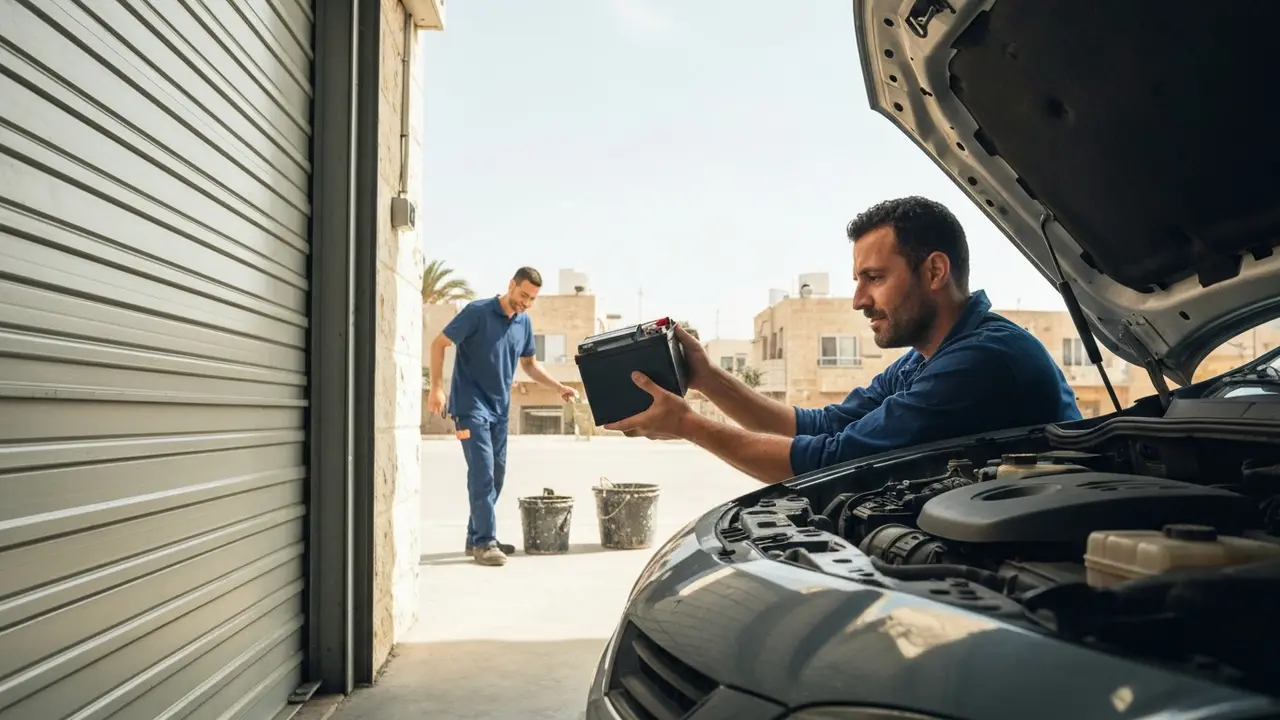 תסמינים שמצביעים שהמצבר לא מתאים או גוסס - מוסך