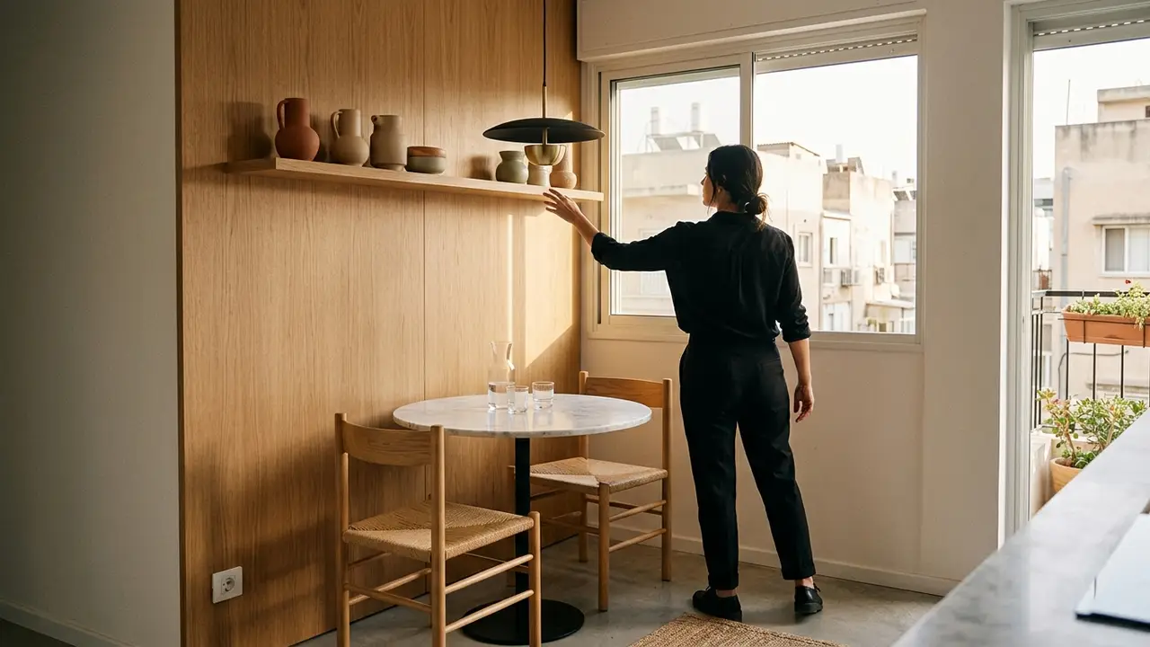 עיצוב קירות פינת אוכל, מרפסת קטנה ואמבטיה — הפרטים שקובעים את מכירת הדירה - מעצב פנים
