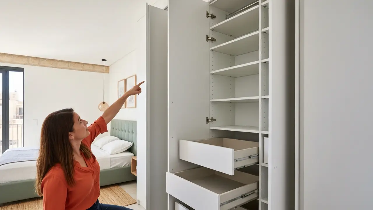 ריהוט ואחסון חכם בעיצוב חדר שינה הורים - מה חובה? - מעצב פנים