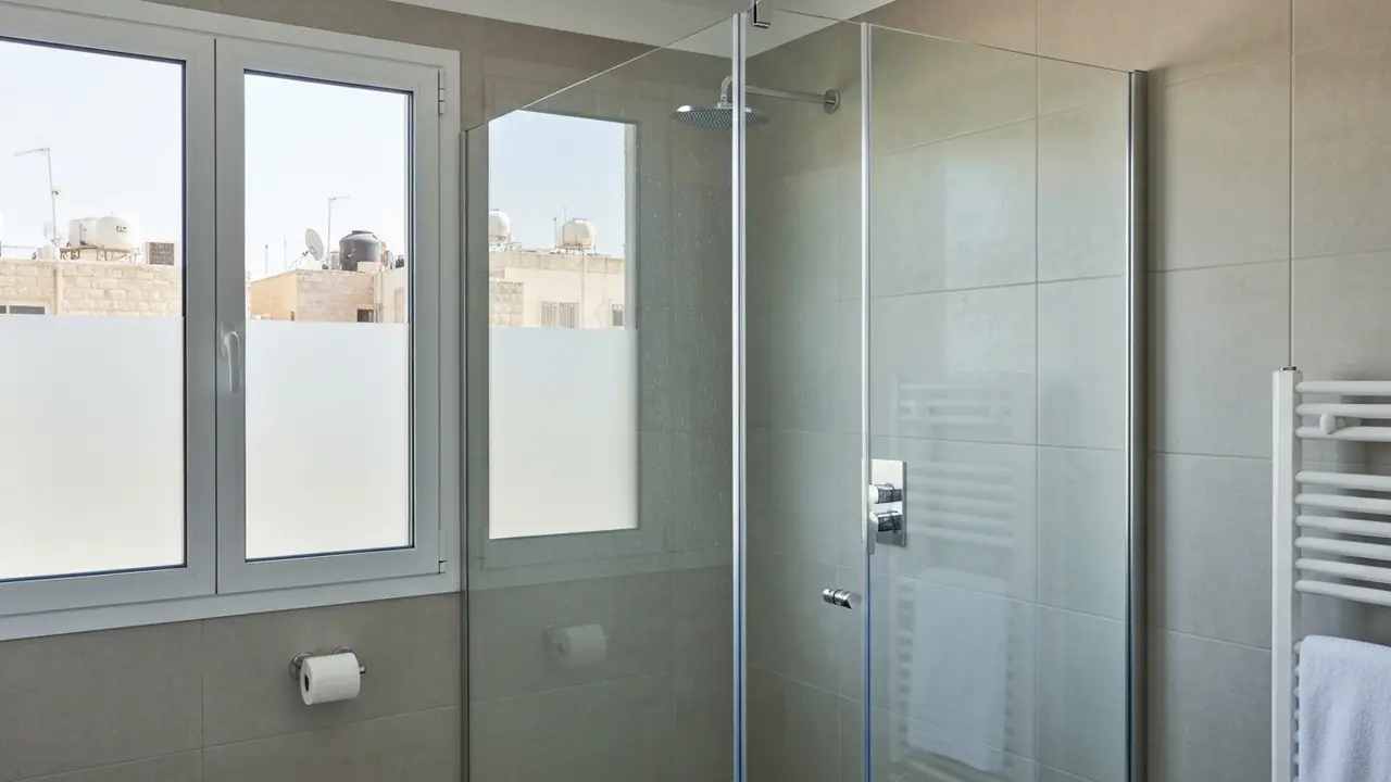 כמה עולה החלפת זכוכית שנשחקה מאבנית לצמיתות - מתקין מקלחונים