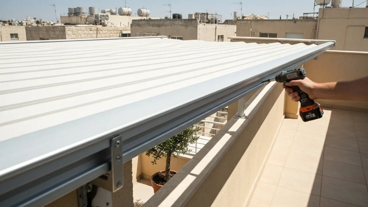 ממה מורכב מחיר סוכך גלילה למרפסת? - מתקין סוככים
