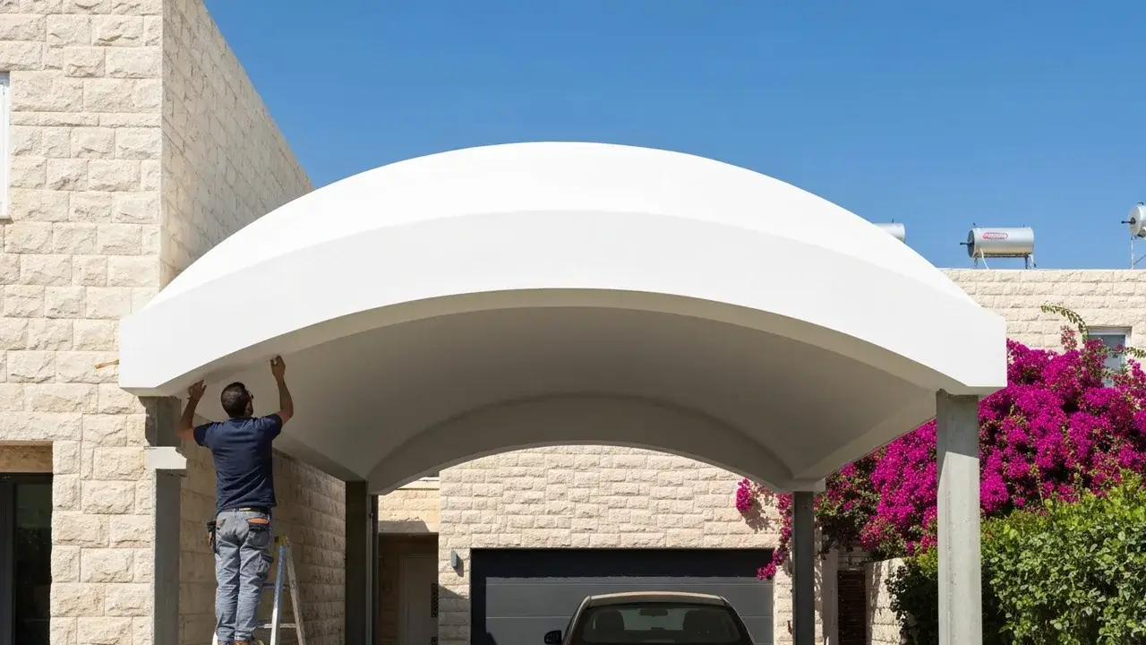 איך מתנהל תהליך התקנת גגון לחניה משלב הפנייה עד הסיום? - מתקין פרגולות אלומיניום