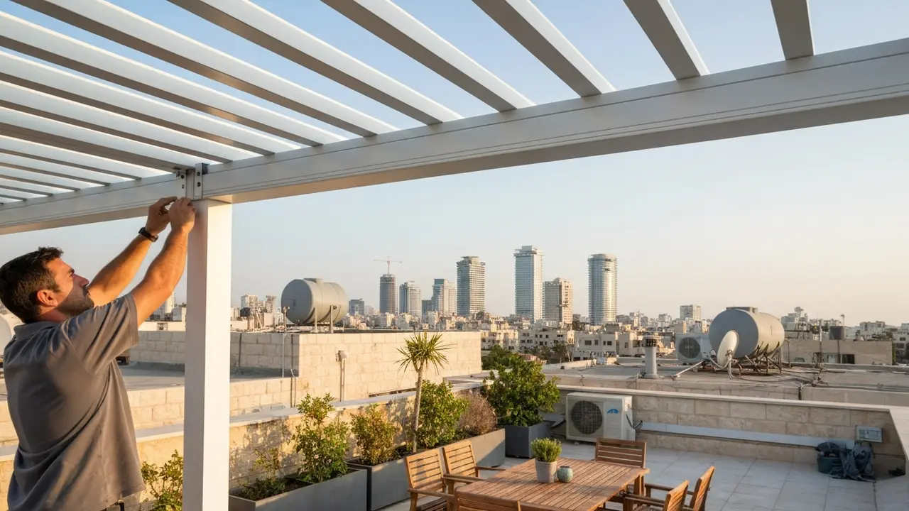 אילו טעויות נפוצות עולות כסף בהתקנת פרגולה לגג שטוח? - מתקין פרגולות אלומיניום