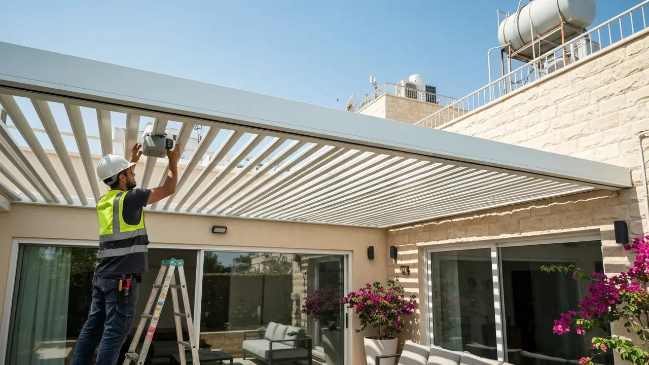 פרגולה חשמלית לקיץ – אילו טעויות עולות הכי הרבה כסף? - מתקין פרגולות אלומיניום