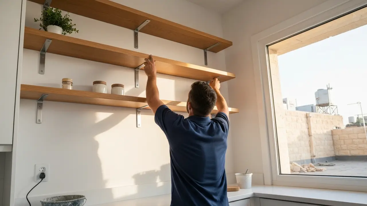 איך יחידת מדפים למטבח משתלבת בתכנון מטבח נכון? - נגר למטבחים