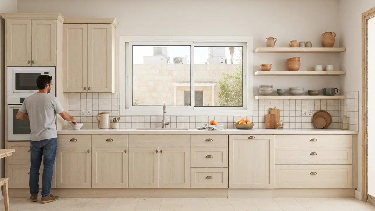 הבדלי מחירים בין אזורים למטבח פורמייקה כפרי - נגר למטבחים